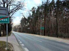 Aleja Piłsudskiego w Wesołej - Widok od strony wyjazdu z Sulejówka. Fot. SZRM